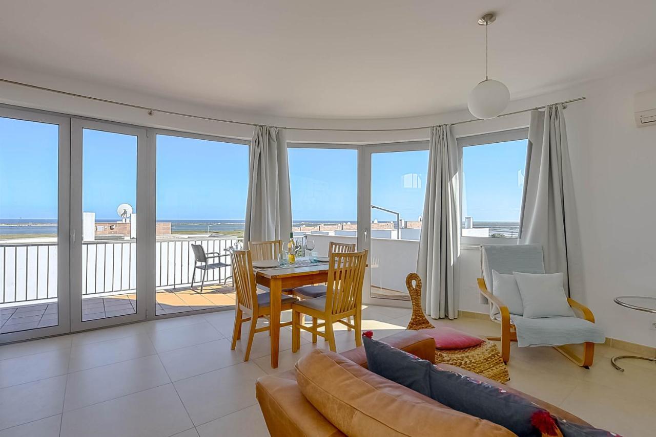 Penthouse Quilha Apartment Fuzeta Bagian luar foto